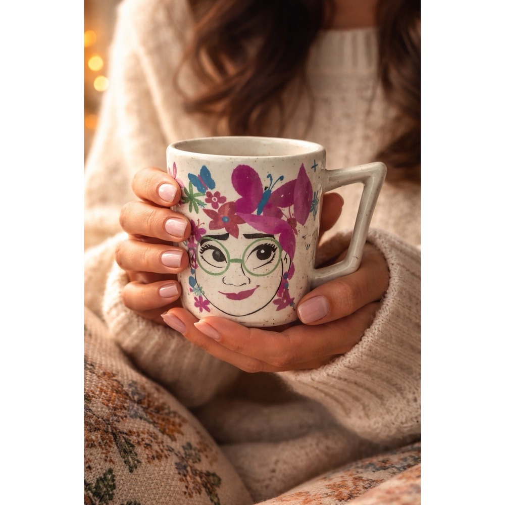 DISNEY‎ PARK MIRABEL ENCANTO MOVIE Speckled  CERAMIC COFFEE MUG NEW